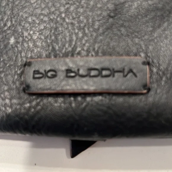 Big Buddha Black 3-pocket Clutch - Picture 3 of 12